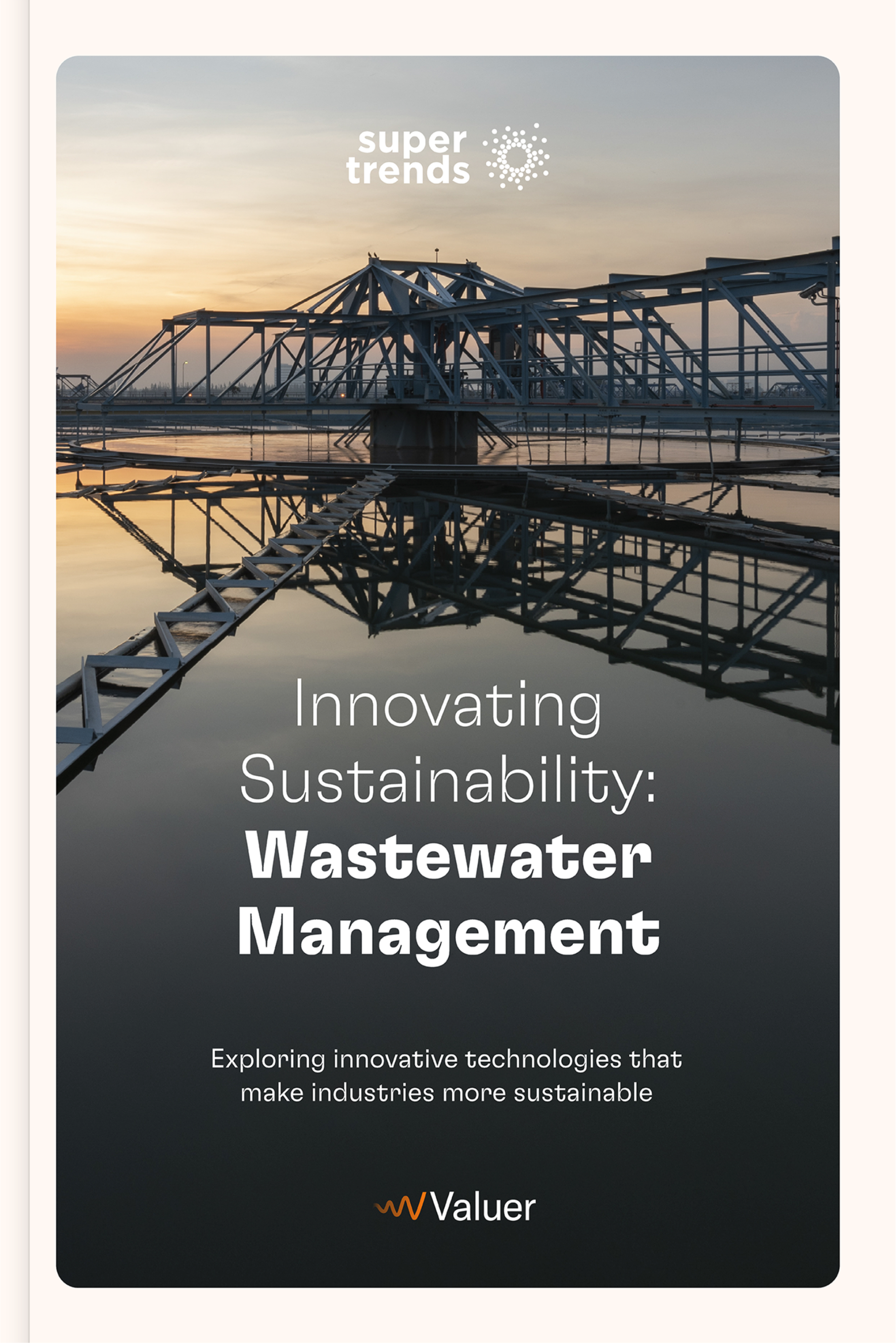 Innovating Sustainability Wastewater management front cover 