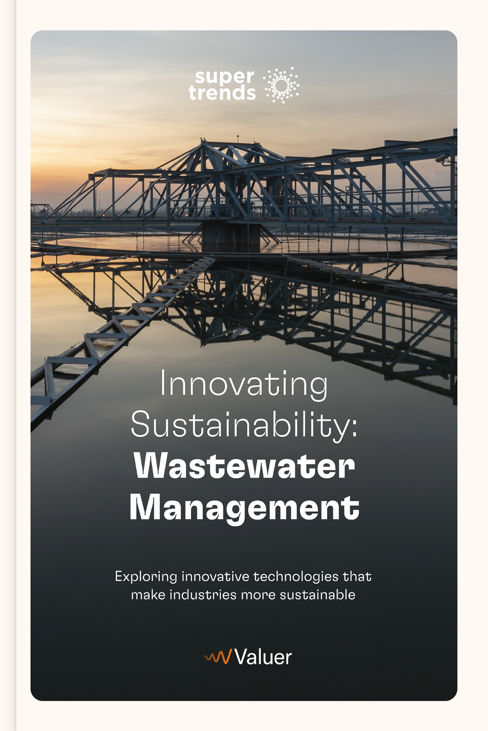 Innovating Sustainability Wastewater management front cover