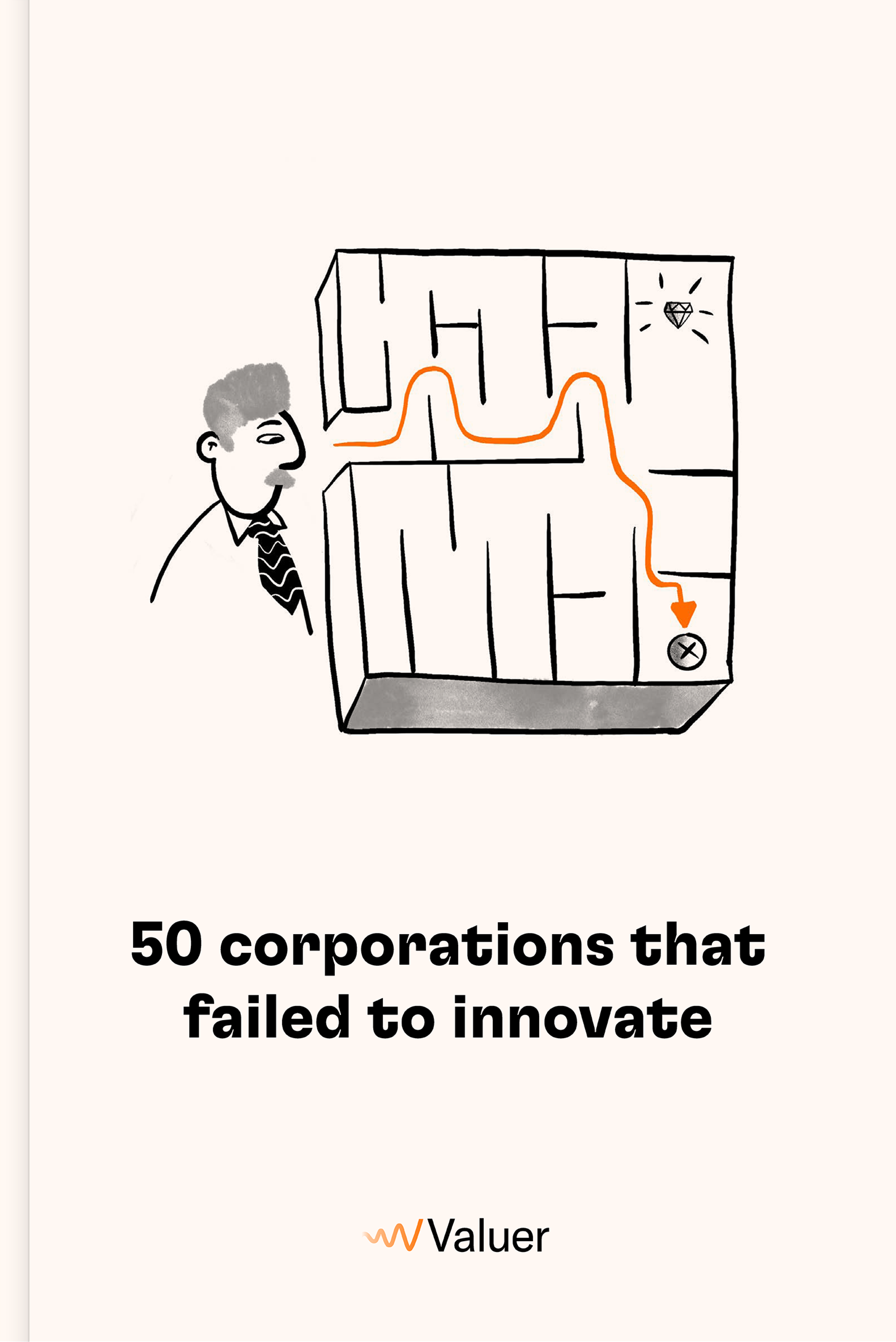 Front Cover of 50 corporations that failed to innovate 