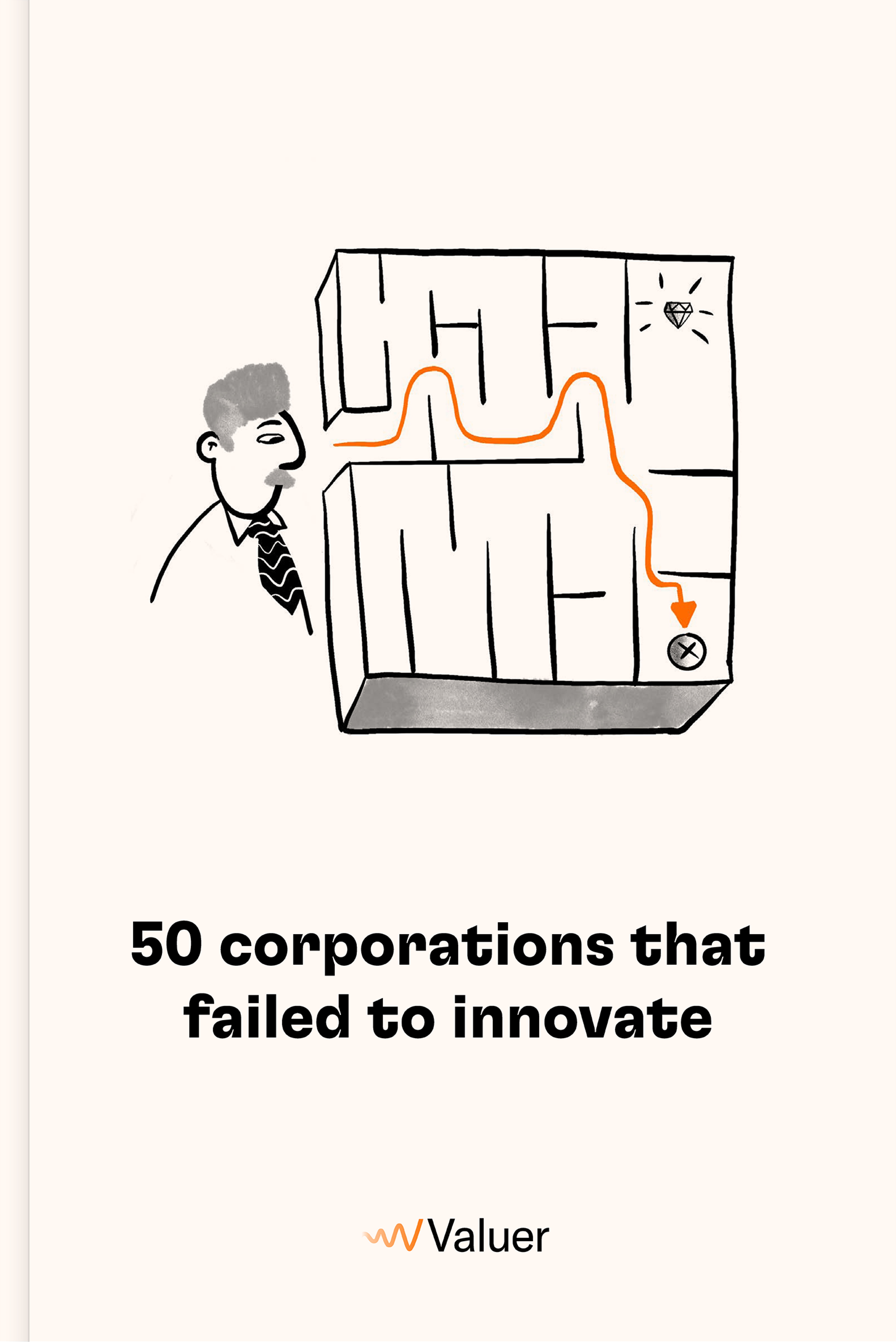 Front Cover of 50 corporations that failed to innovate