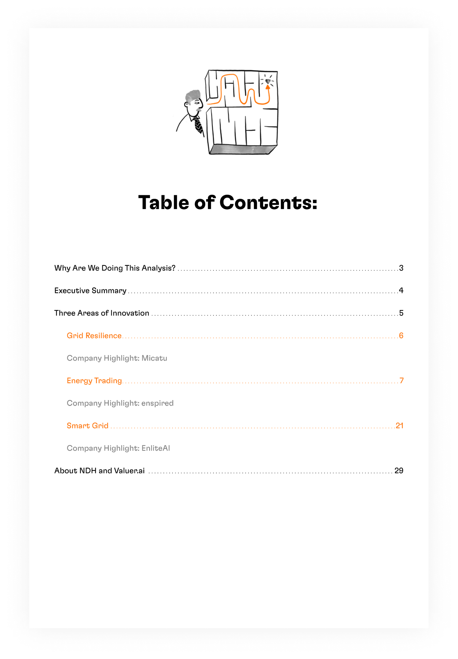 Table of Content 